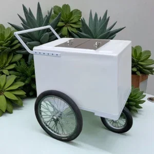 Taller Popsicle Cart with Bicycle Tires – Elegant & Functional